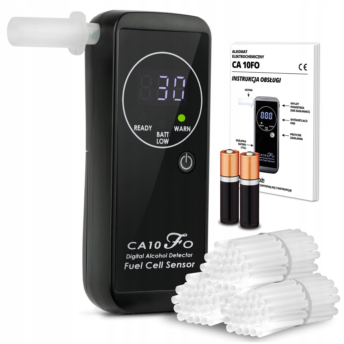 Electrochemical breathalyzer AlcoFind CA-10FO