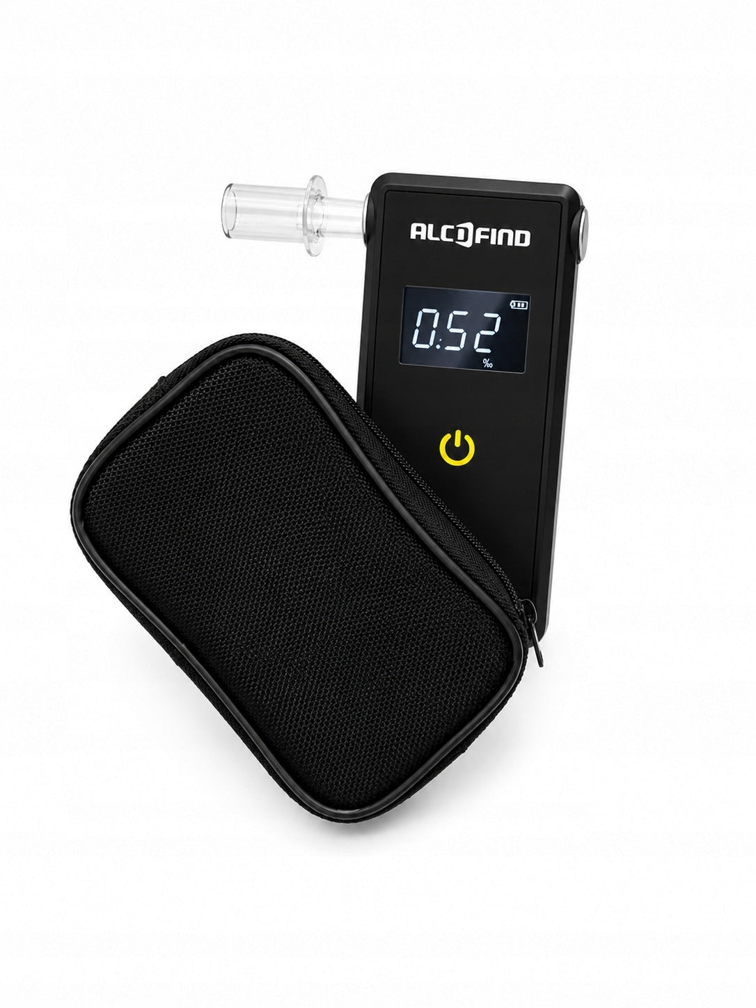 Electrochemical breathalyzer AlcoFind Expert black