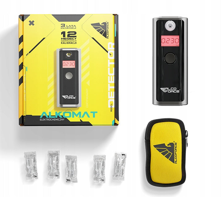 Electrochemical breathalyzer AlcoForce DETECTOR