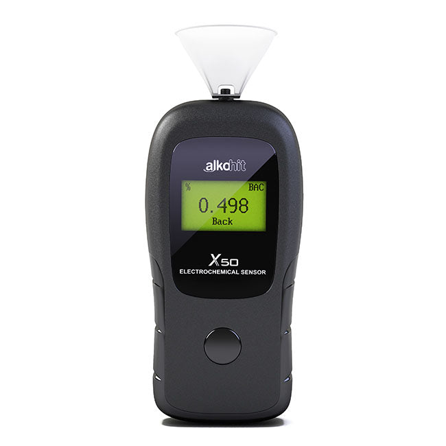 Electrochemical breathalyzer Alkohit X50 free calibrations without limit Manufacturer code 0151A