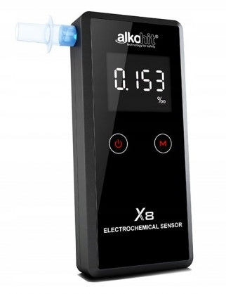 Electrochemical breathalyzer Alkohit X8 free calibrations without limit Brand Alkohit