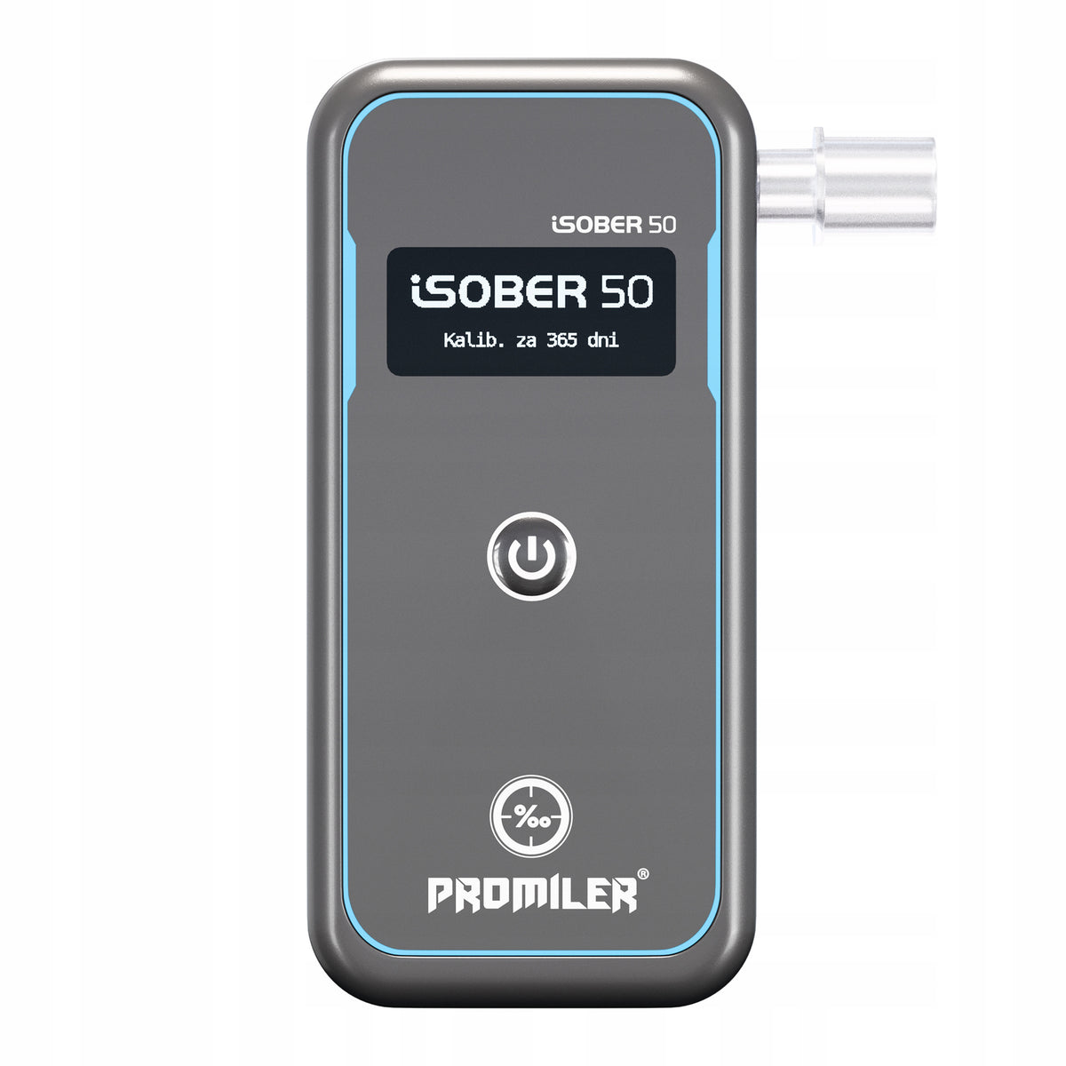 Electrochemical breathalyzer PROMILER iSOBER 50 CALIBRATION + MOUTHPIECES OLED screen Manufacturer code ALKOMAT PROMILER iSOBER 50