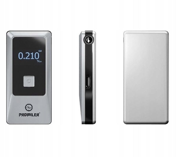 Electrochemical breathalyzer PROMILER iSOBER 70 Battery Brand Promiler