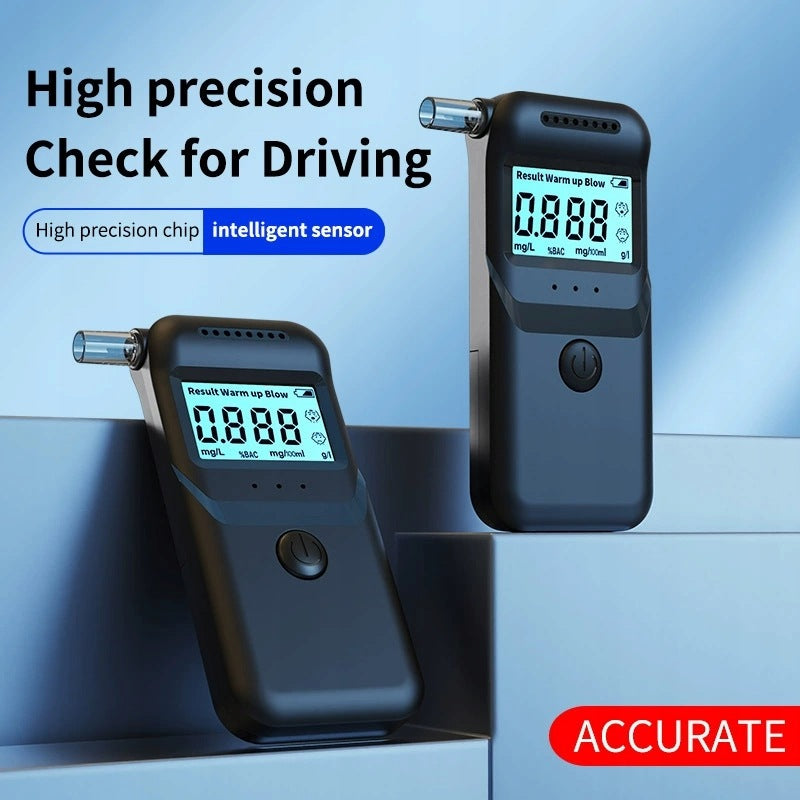 Electrochemical breathalyzer Portable breathalyzer Equipped with digital display Manufacturer code 702787