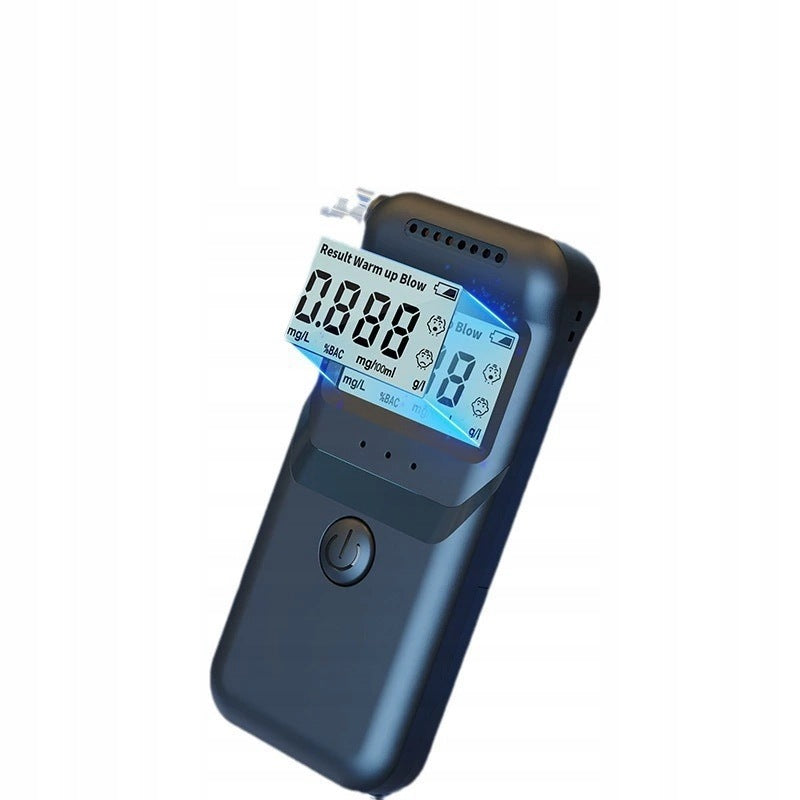 Electrochemical breathalyzer Portable breathalyzer Equipped with digital display