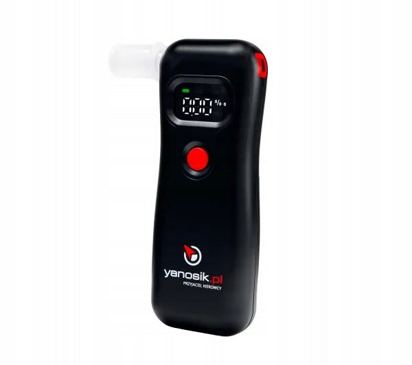 Electrochemical breathalyzer YANBOX Yanosik YANO 200 Calibration 5 mouthpieces Case Packaging status original