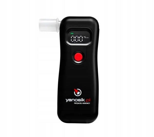 Electrochemical breathalyzer YANBOX Yanosik YANO 200 Calibration 5 mouthpieces Case