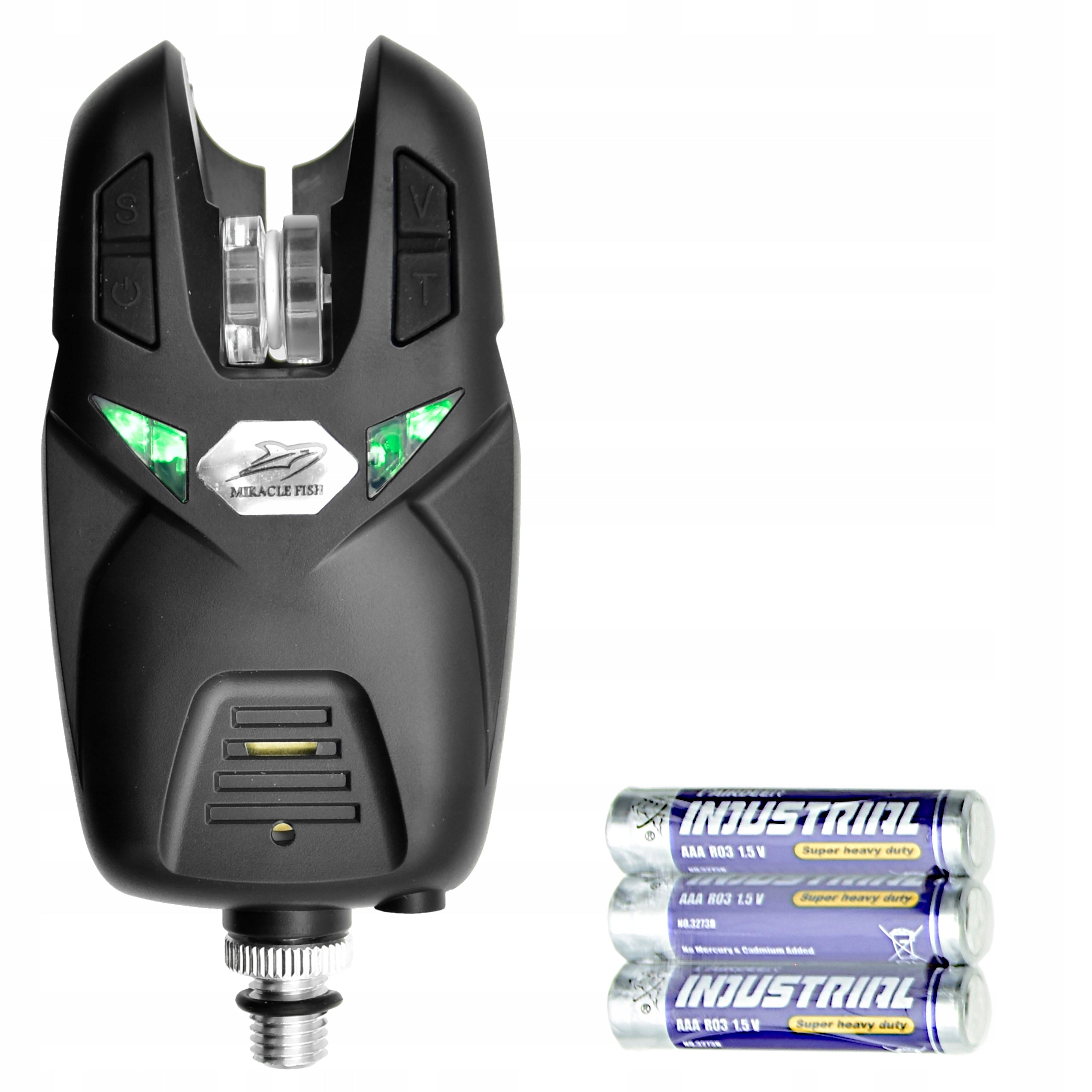 Electronic Bite Indicator LEDs V/T/S Adjustment + Batteries Manufacturer code MF CF01-1