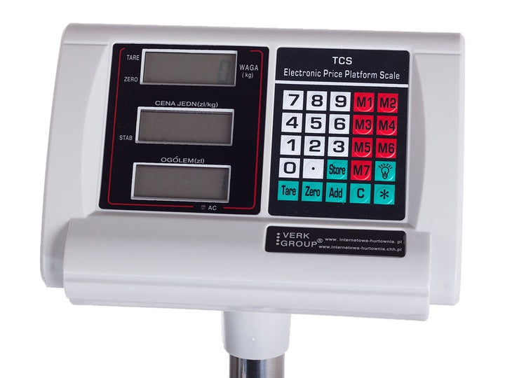 Electronic Storage Scale Backrest Large LCD Screen 300 Kg Product weight with unit packaging 9.62 kg