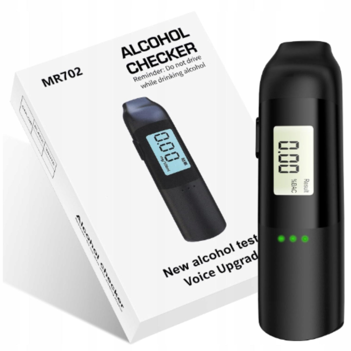 Electronic breathalyzer lightweight portable mouthpieceless LCD Manufacturer code 5906843880746