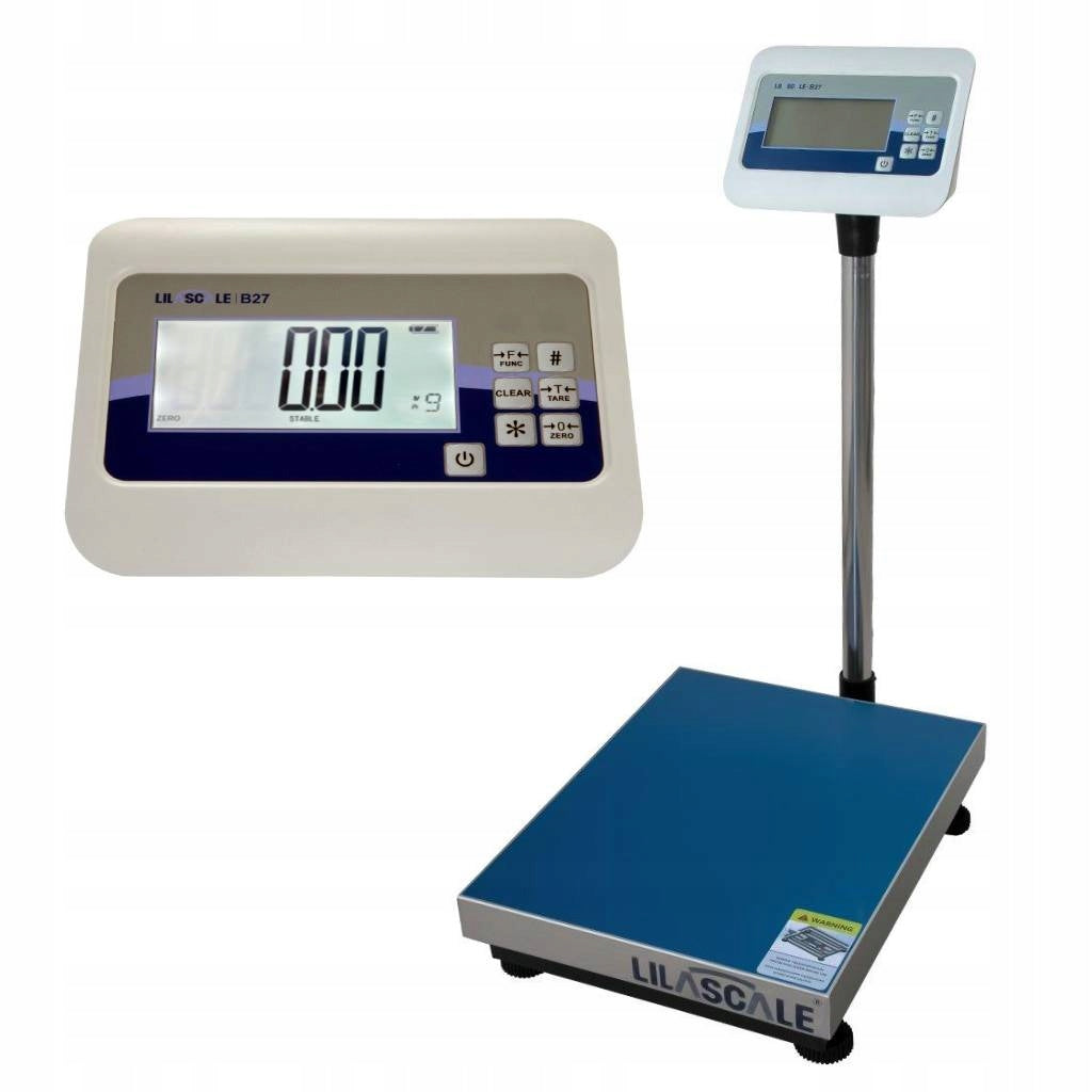 Electronic scale shop platform 40x50cm 150kg RS232 LEGALIZATION