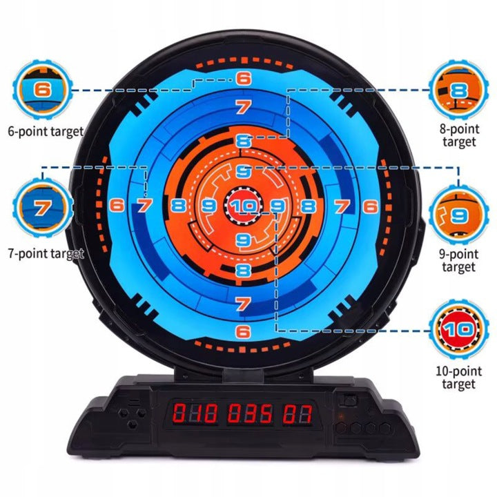 Electronic shooting shield for children gun 10 arrows LCD 3 modes Manufacturer code strzelnica dla dzieci