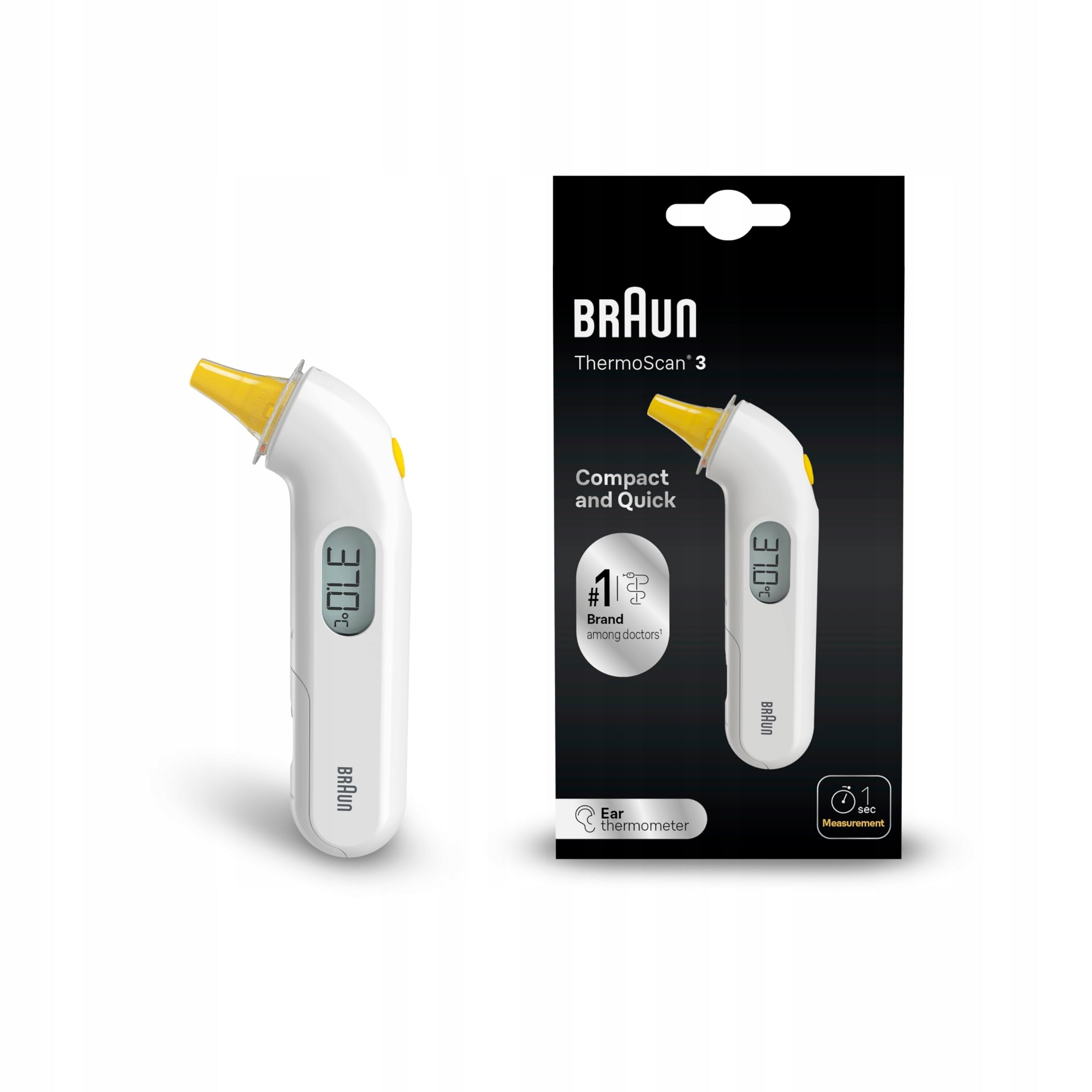 Electronic thermometer Braun ThermoScan 3 IRT3030 white