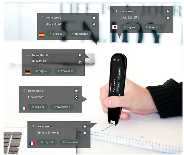 Electronic translator without internet text speech translator 55 languages Model Elektroniczny tłumacz