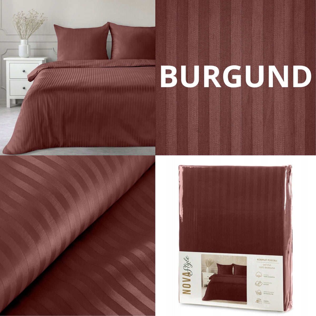 Elegant Bedding 140x200 cm set 2 el soft youth stripes colors Packaging status original
