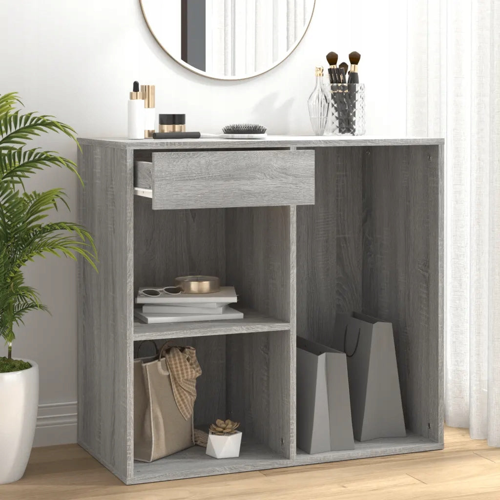 Elegant cabinet for cosmetics 80x40x75 grey oak Medical device no