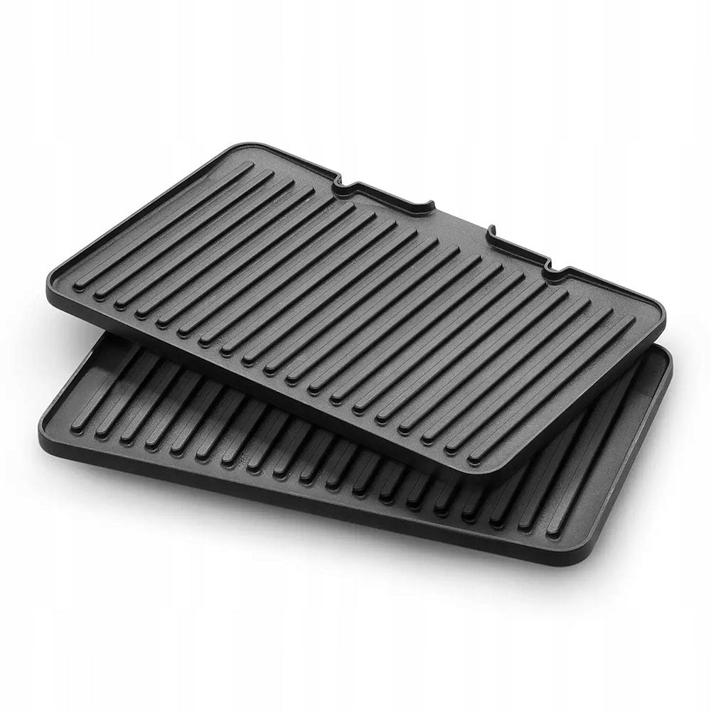 Elektrický gril Braun MultiGrill 9 Pro 2200 W skládací stříbrný/šedý Product width 44.5 cm