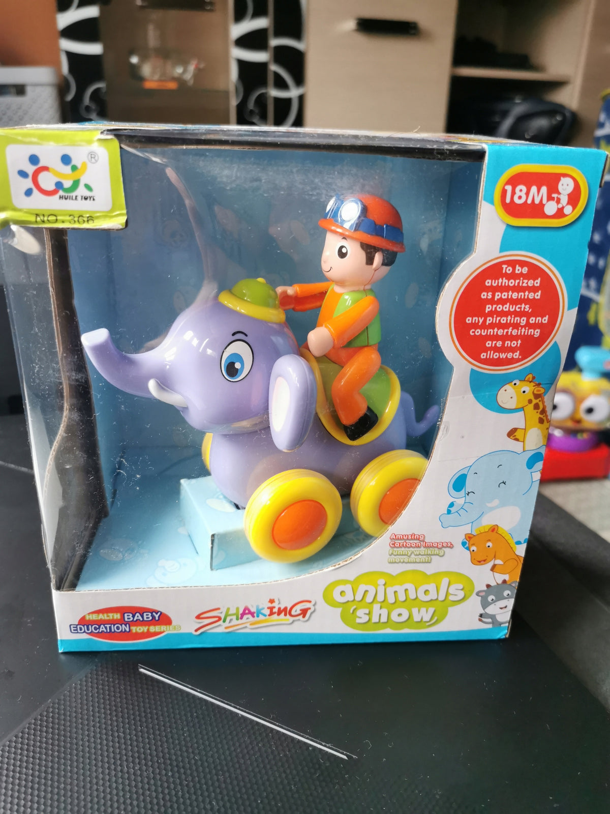Elephant ride-on for a toddler, a gift for Children's Day Brand Eurobaby
