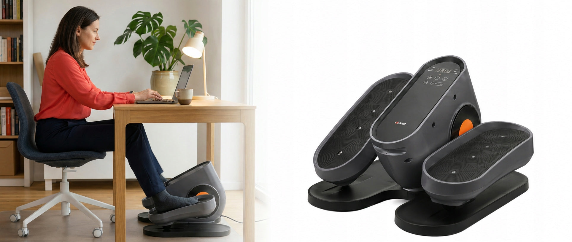 Elliptical Leg Trainer Mini Electric Under Desk Rehabilitation Rotor Packaging status original