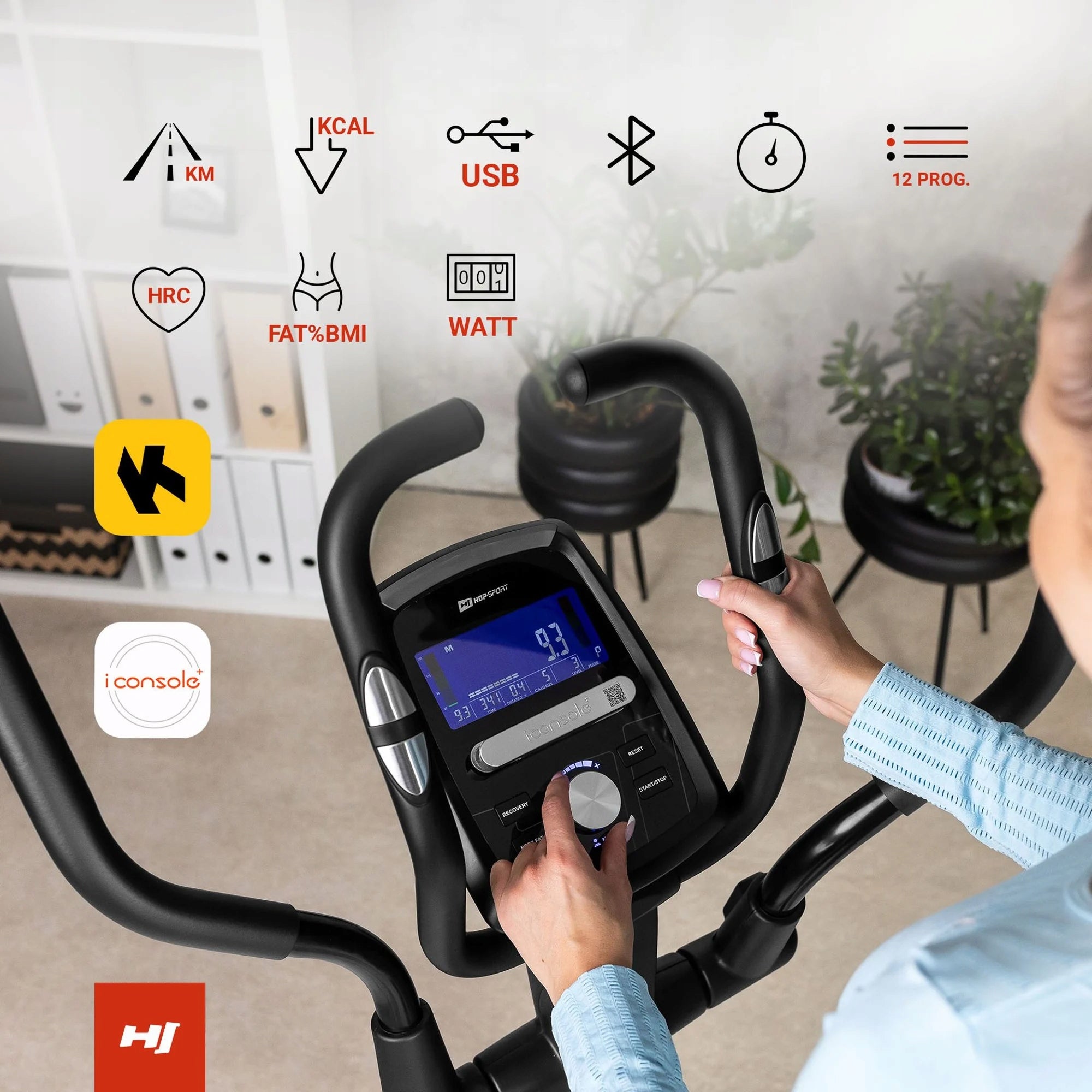 Elliptical Trainer Orbi-trek Electromagnetic Exercise Bike up to 150kg Manufacturer code HS-060C