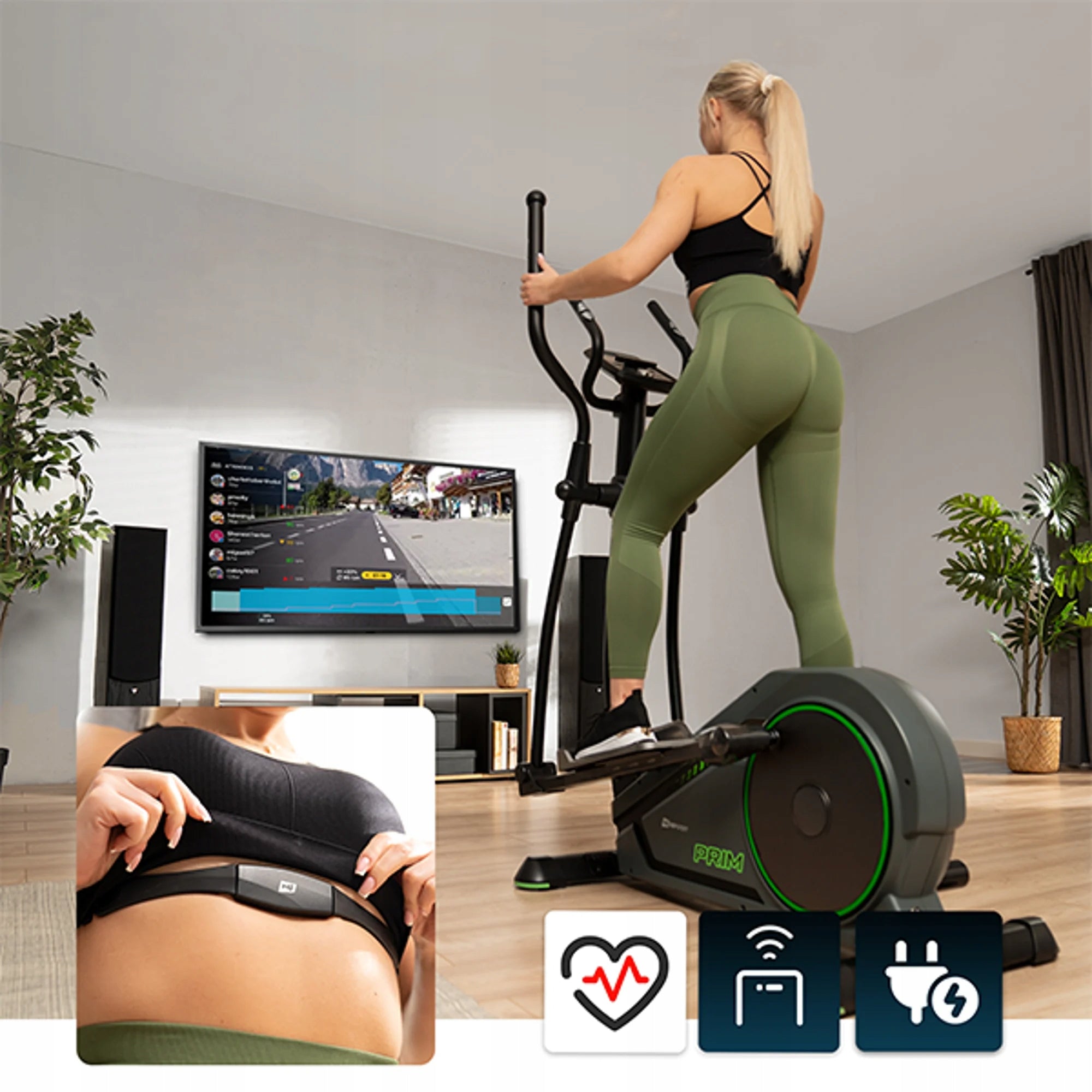 Elliptical Trainer Orbi-trek Electromagnetic Stationary Bike Packaging status original