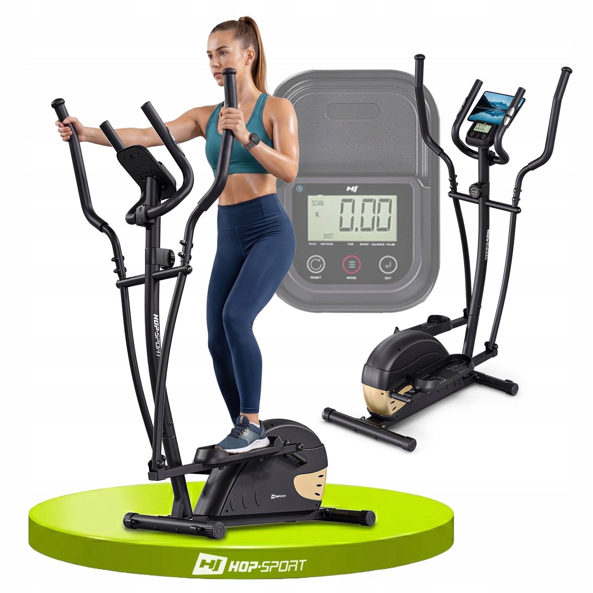 Elliptical Trainer Orbi-trek Magnetic 120kg Bike Training Wheel 9kg