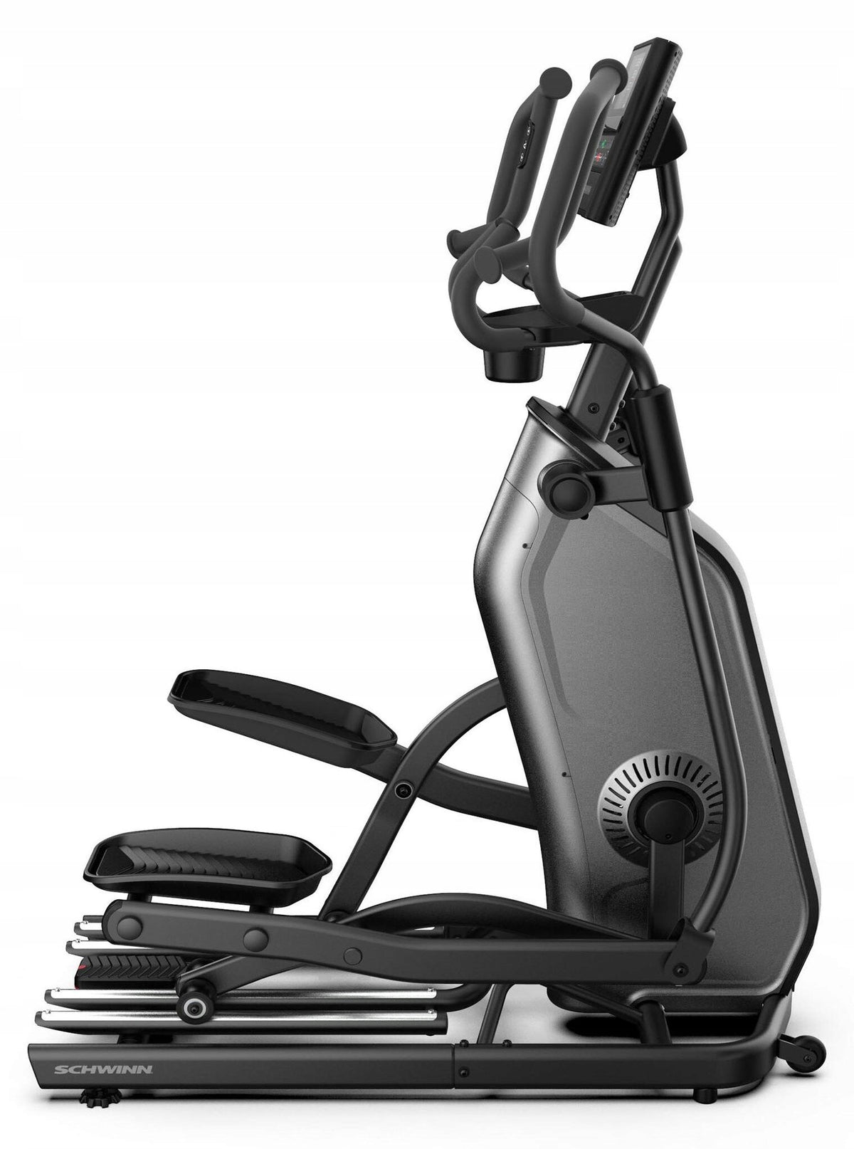 Elliptical elliptical cross trainer SCHWINN 590E 18kg 51cm Additional features Bluetooth transport wheels place for water bottle touch sensors tilt angle adjustment mobile device compatibility training programs