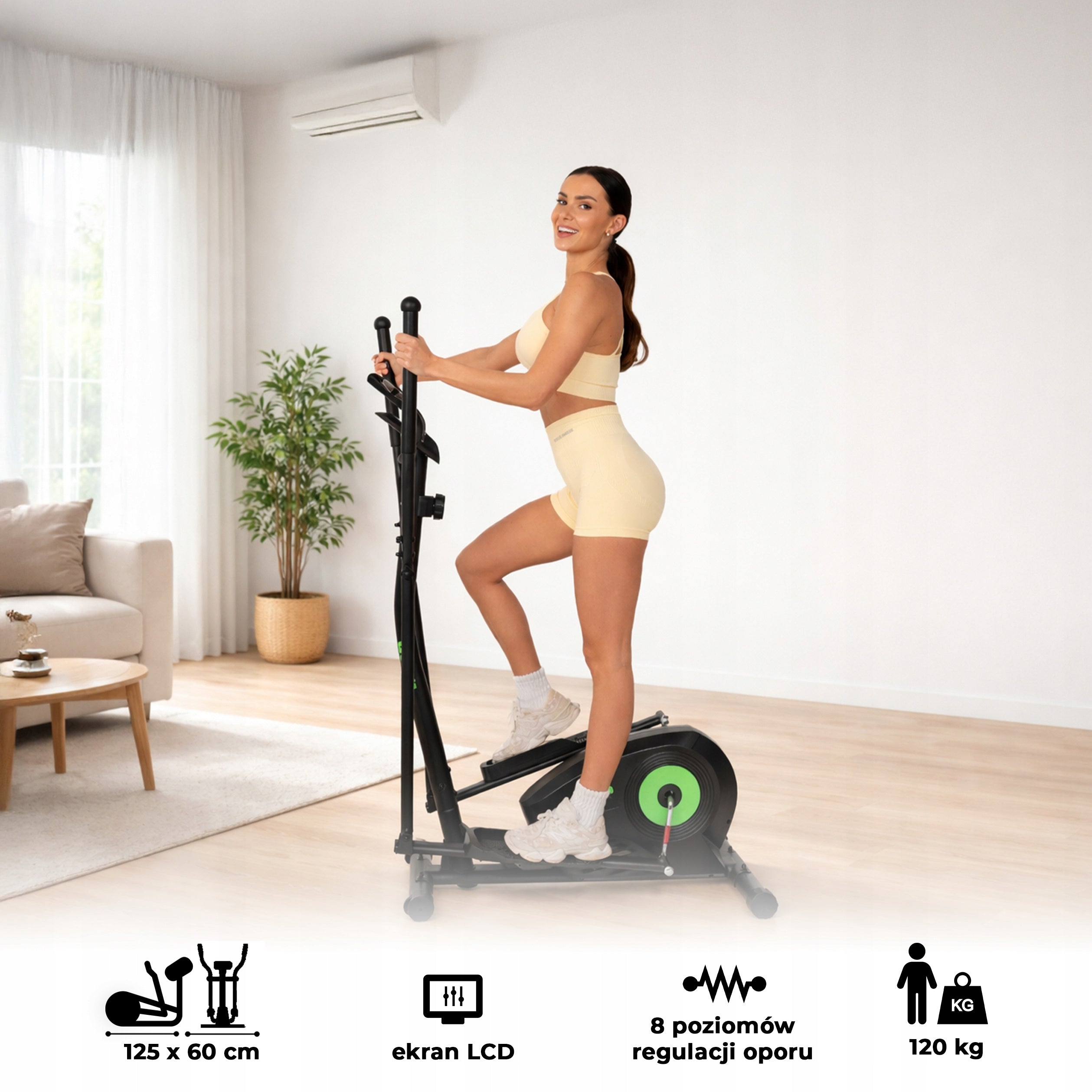 Elliptical trainer Orbi-Trek WEEP o100C training magnetic sensors Packaging status original