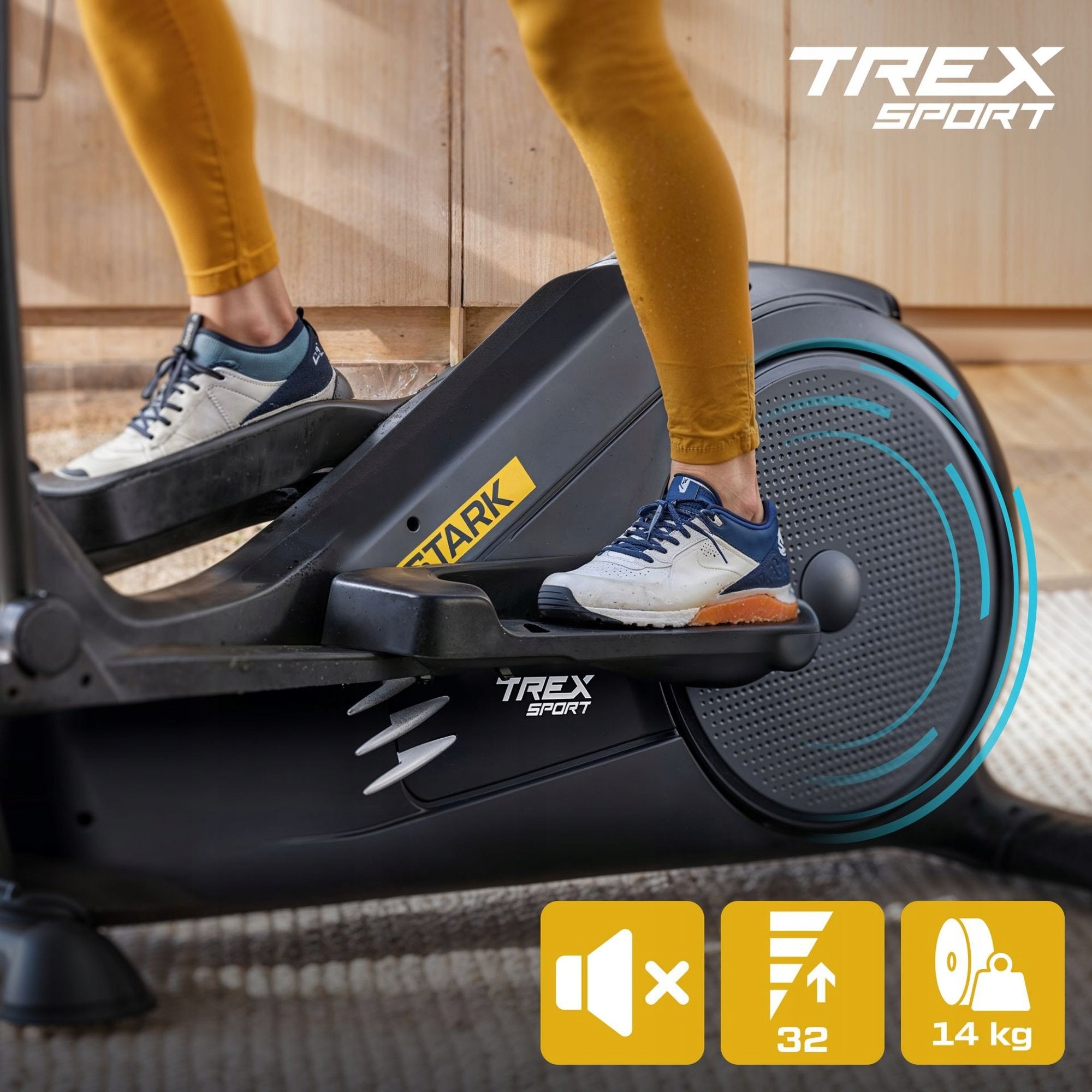 Elliptical trainer orbi-trek electromagnetic training LCD Trex Sport Brand Trex Sport