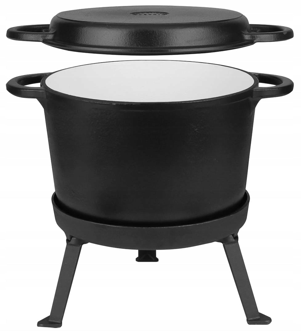 Emelian Cast Iron Boiler 3in1 8 l Stand + Pan
