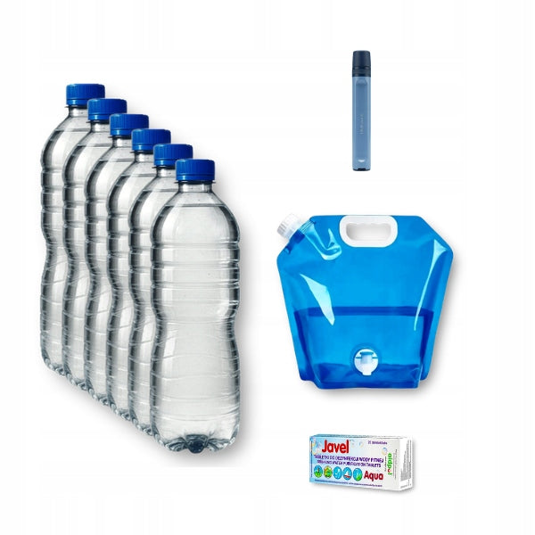 Emergency Kit 7 Days Survivor Light Classic – Water Filter Radio Backpack 50L Brand no brand