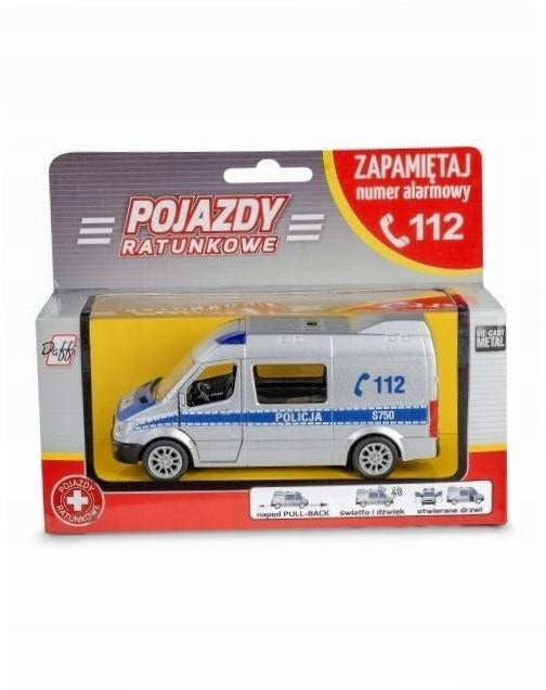 Emergency vehicle Police 160x125 mm Daffi Kid's age 0＋