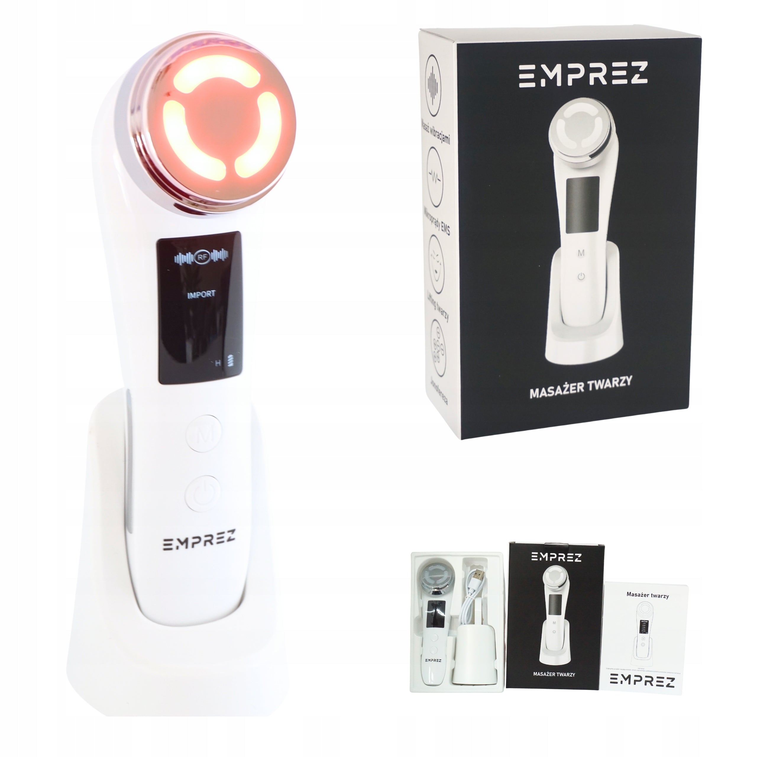 Emprez | Needleless Mesotherapy | EMS 5in1 Face Massager | Polish Brand EAN (GTIN) 5906530923503