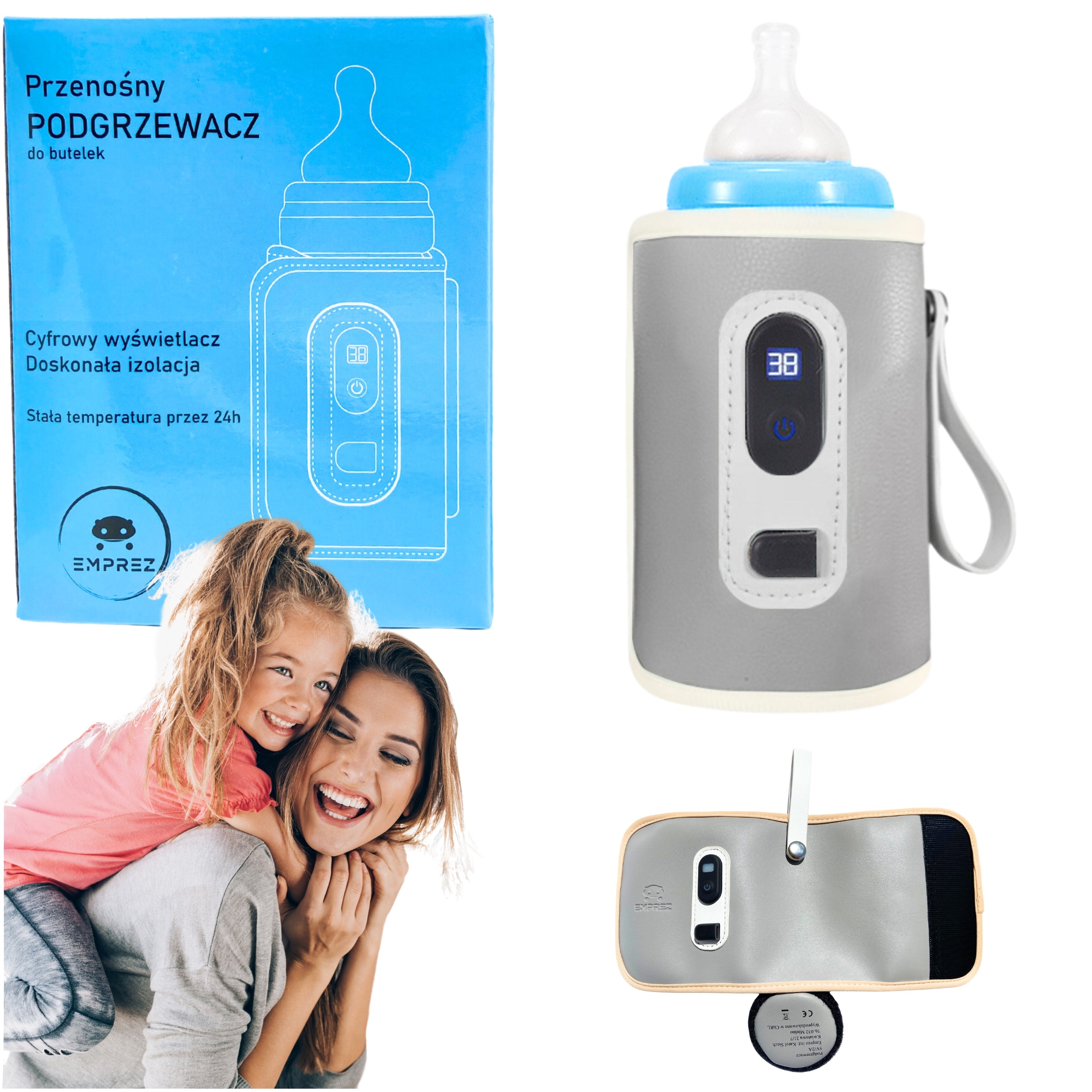 Emprez |PORTABLE BOTTLE WARMER | Polish Brand | Tourist