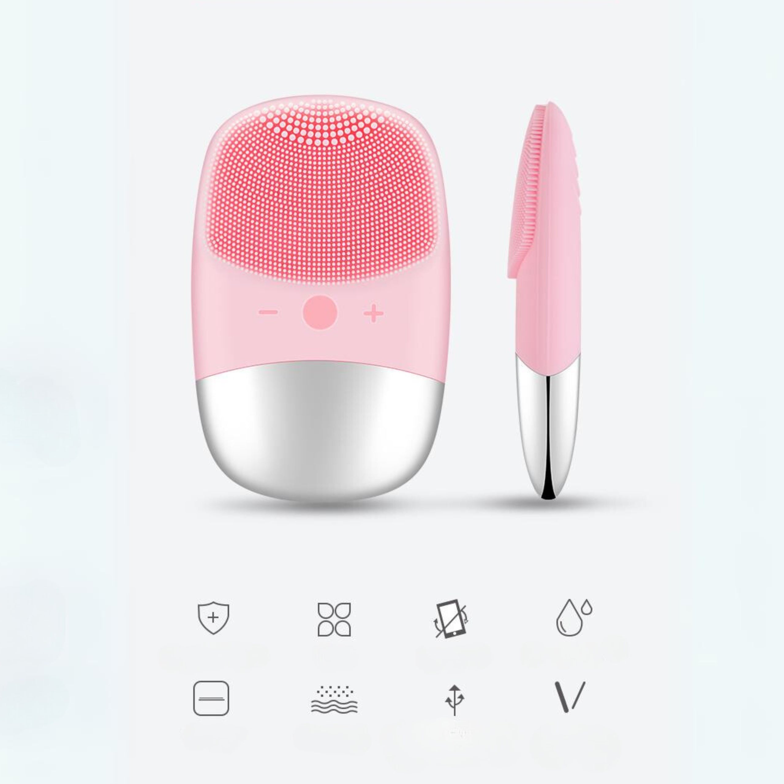 Emprez | Sonic face cleaning brush silicone massage Manufacturer code Szczoteczka soniczna do czyszczenia twarzy