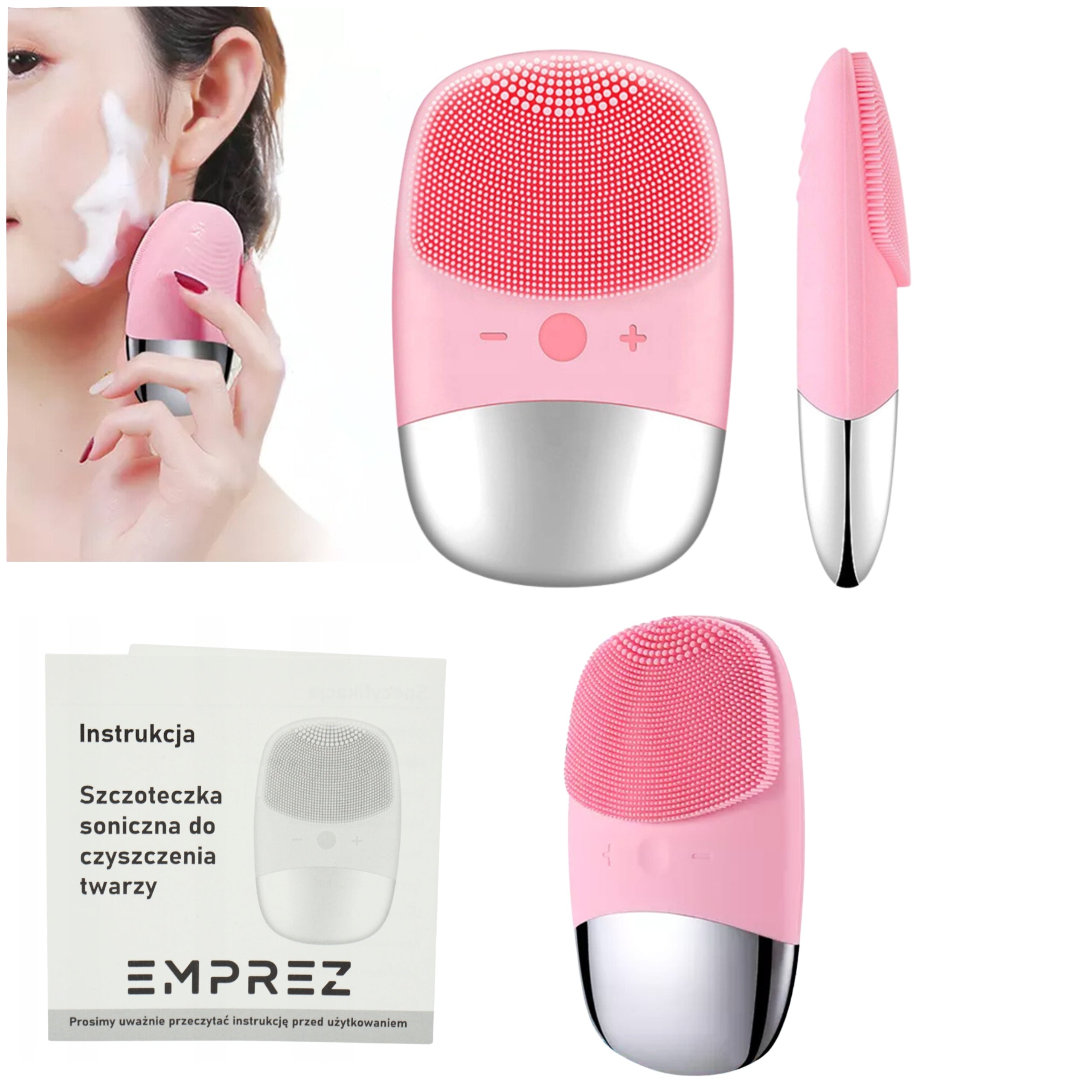 Emprez | Sonic face cleaning brush silicone massage