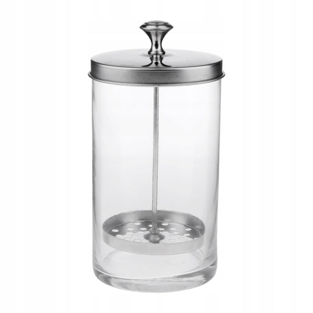 Empty Disinfecting Jar Container For Barber Styling Shears Tools S Clear Brand no brand