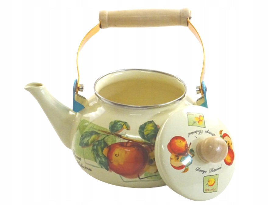 Enamel kettle small kitchen teapot 1.5 liters Manufacturer code SN01