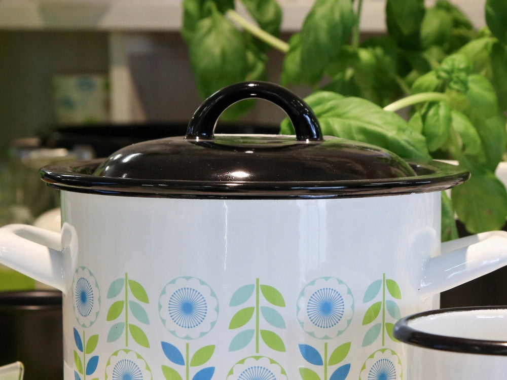 Enamel lid 24 cm black 4463 Manufacturer code 020500525