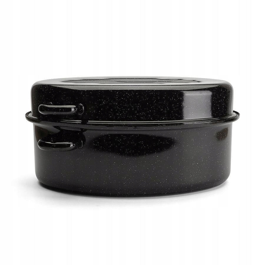 Enamel pan with cover 7l Emalia Pleszew Brand Emalia Pleszew