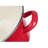 Enamel pot Milton Red 20cm 3,4L lid red induction gas Brand Banquet