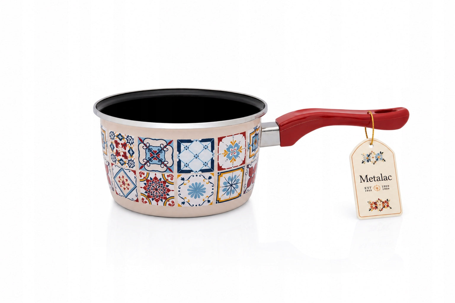 Enamel roundabout 16 cm 1,9 l induction gas Metalac Porto