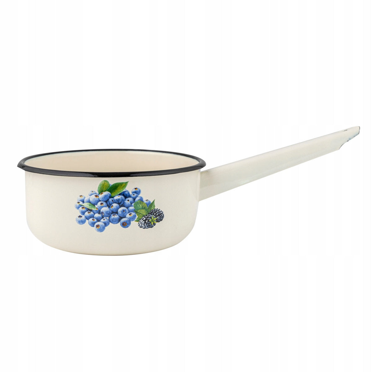Enamel roundabout Emalia Pleszew Blueberry 16 cm 1,3 l induction gas
