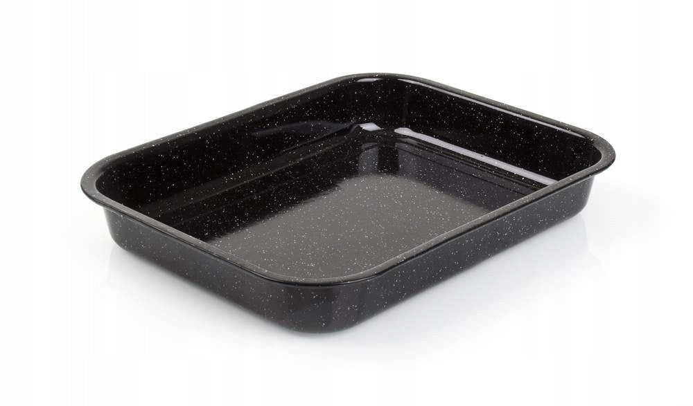 Enamel sheet 40 cm pan for baking meat fries casseroles