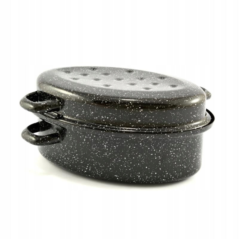 Enameled Brittany Elo-Pol For Oven 6,5 l stew lovebirds 34cm Brand Elo-Pol