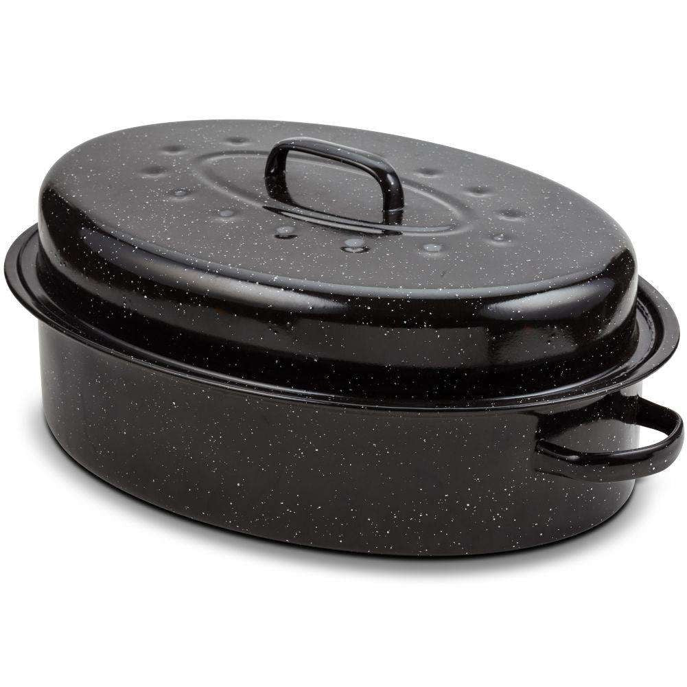 Enameled Brittany NAVA oval with lid 42 cm 6L Brand Nava