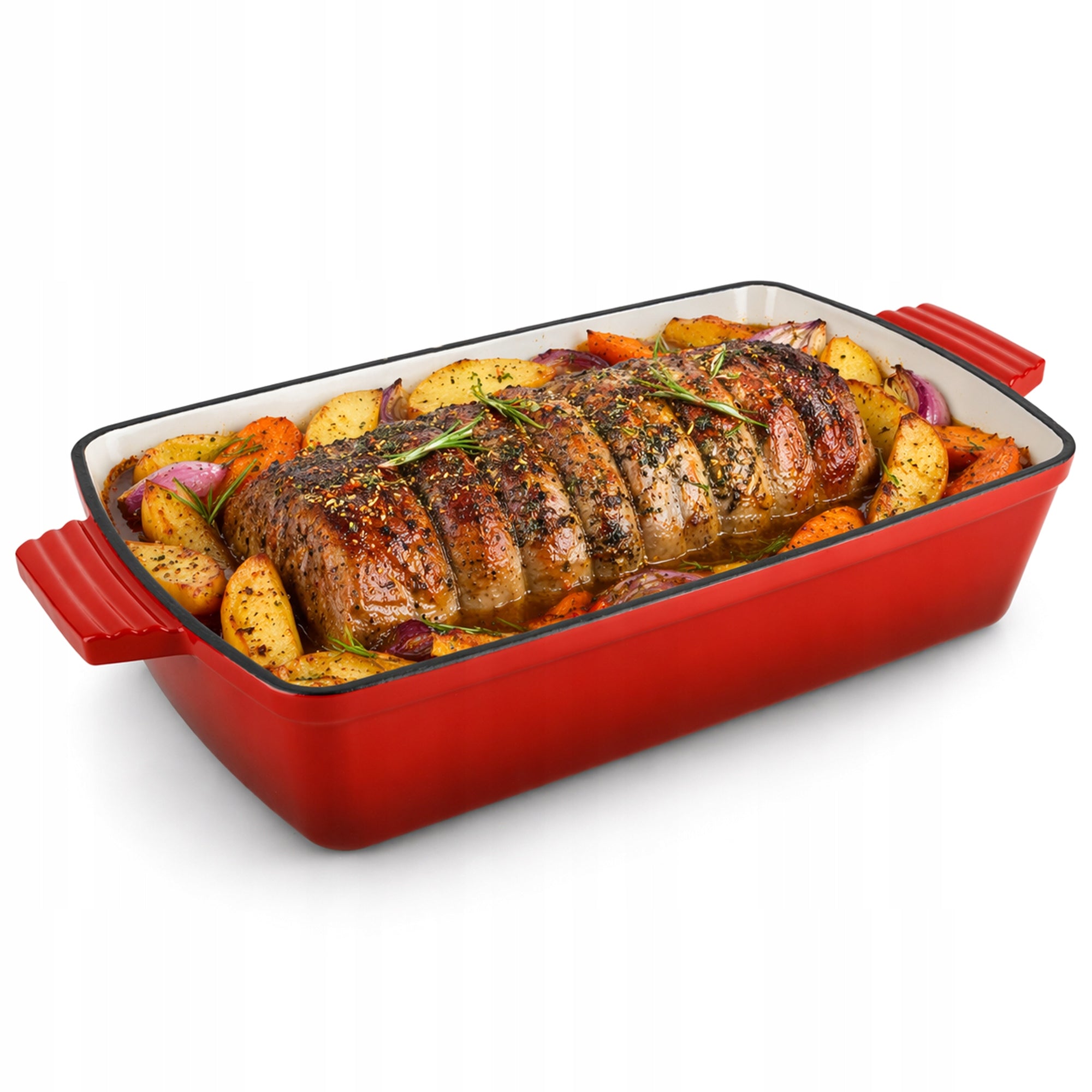 Enameled Cast Iron Brittany 3,4L BAKING MOLD DISH 33x23X7CM Packaging status original