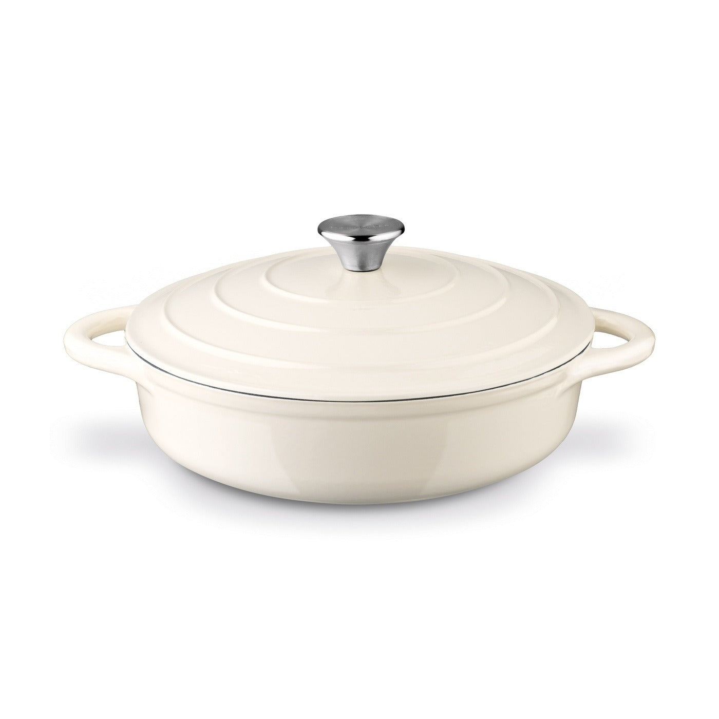 Enameled cast iron Konighoffer 4l 28cm round cream with lid Manufacturer code Brytfanna Konighoffer 4l 28cm kremowa