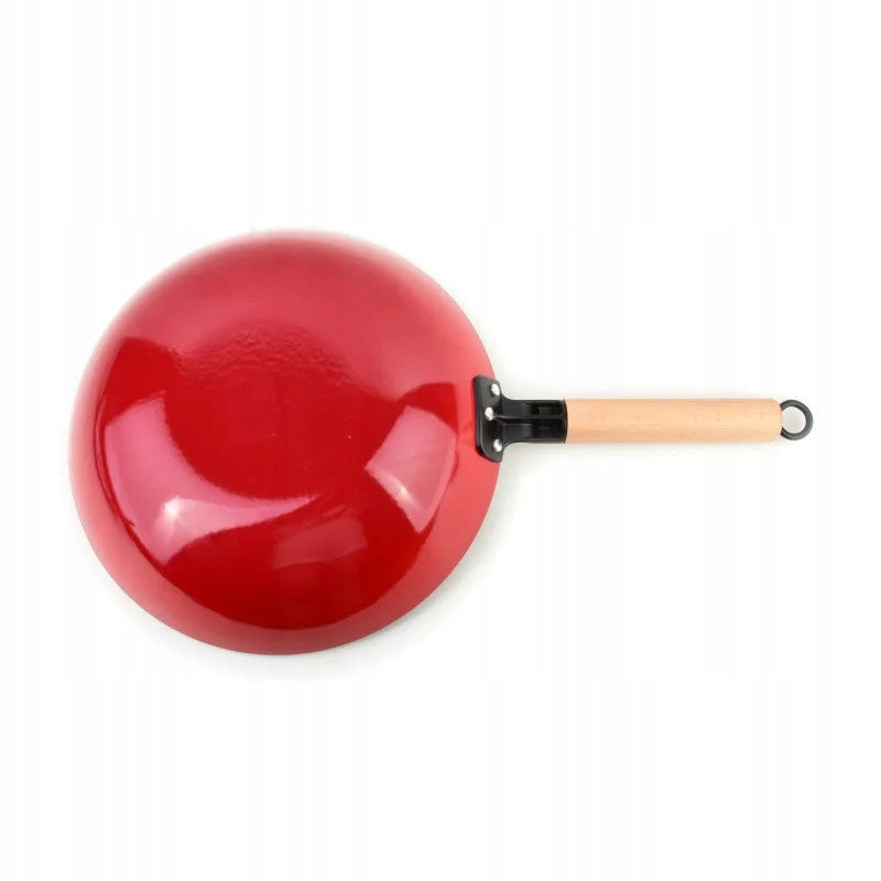 Enameled cast iron wok 30cm Allesken HTXD5939 Brand Mondex