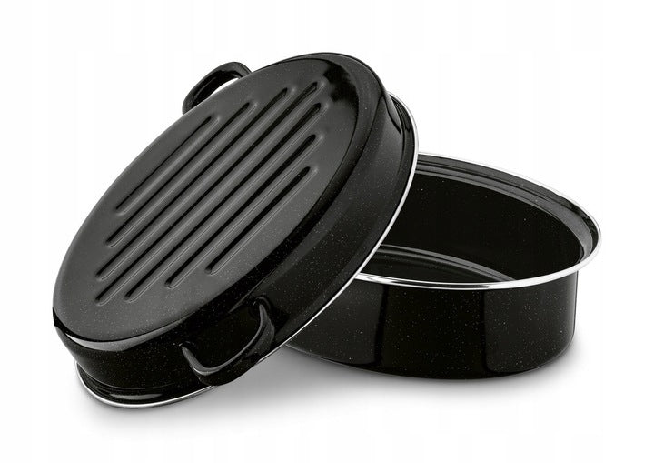 Enameled pan with POT FITTING 5,5 Lit. for Frying Baking 38 cm Manufacturer code 412070